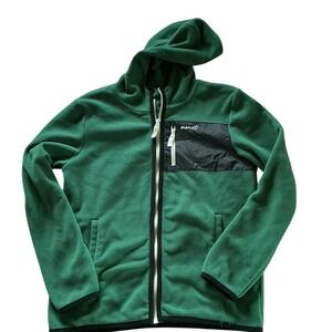 Monet Skateboards Mens Green Fleece Full Zip Hoodie Jacket‎ Medium Skatewear
